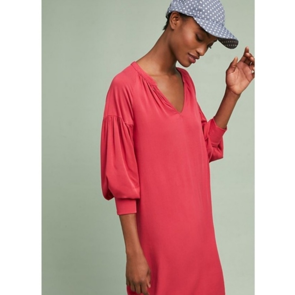 Anthropologie Michael Stars Red Shift Dress